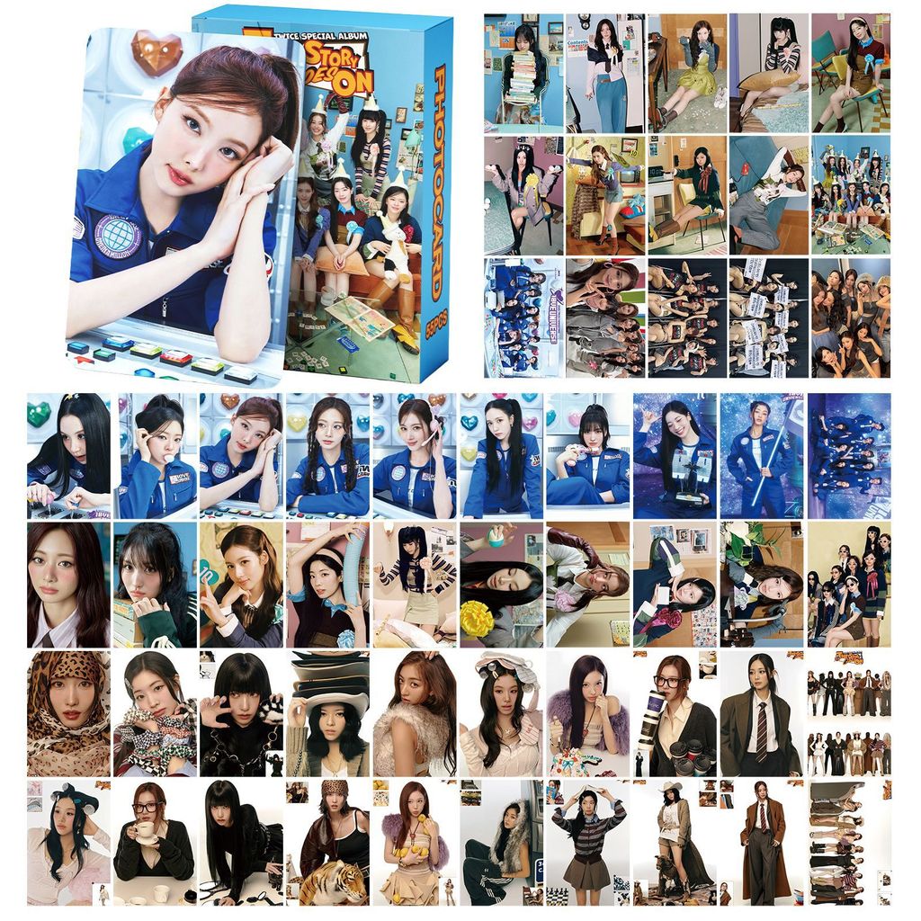 55pcs/box TWICE READY TO BE 2023 Album Photocards SET ME FREE Lomo