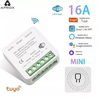 interruptor inteligente WIFI mini suporte controle por voz Alexa Google Home Tuya 16A-APROX