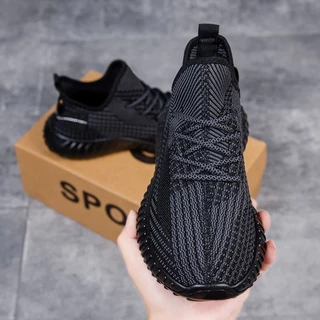 Sapatos De Coco Unissex Respiráveis De Tamanho Grande, Básico, Versátil, Malha Voadora, Esportes, Tênis Casuais Par