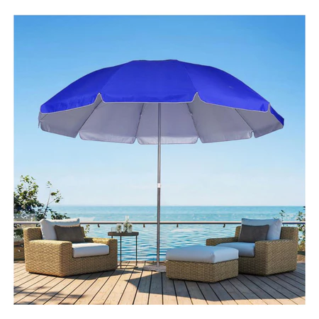 Guarda Sol Praia Gigante 2,40m UV piscina jardim respiravel verão