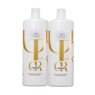 Kit Wella Oil Reflections 2x Shampoo 1L (2 produtos)