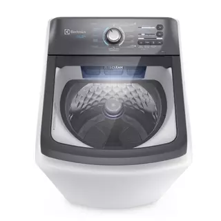 Máquina de Lavar Electrolux 14,5kg Efficient com Cesto Inox e Jet&Clean Branca LEE15