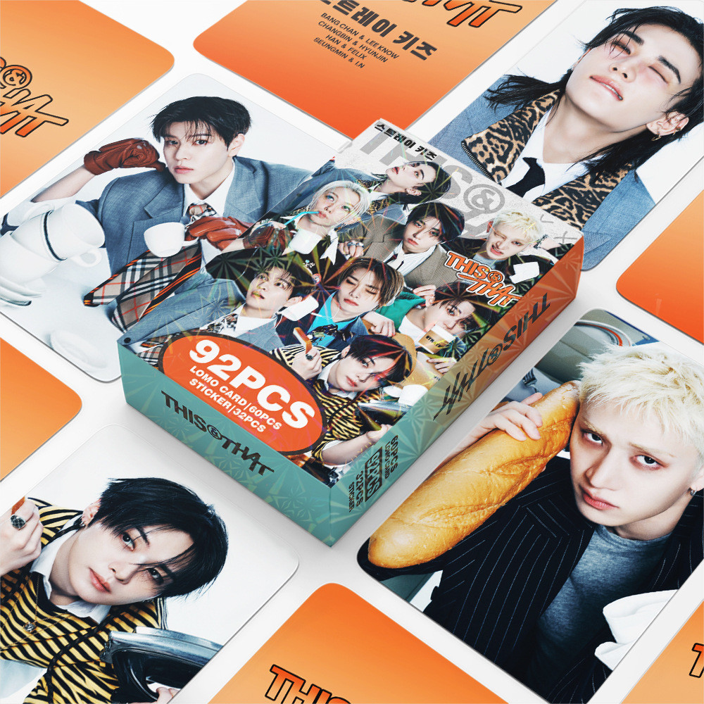 92-96pcs STRAY KIDS Magic School Lomo Cards Rock Star Perfect Day