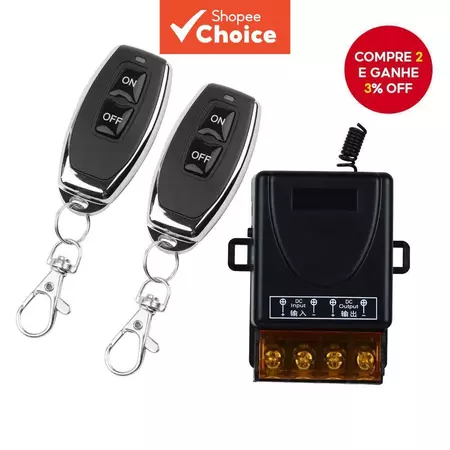 Interruptor Sem Fio RF 433Mhz AC 110V 220V Relé De Alta Corrente Motor De Aparelho Elétrico Receptor LED Para Po