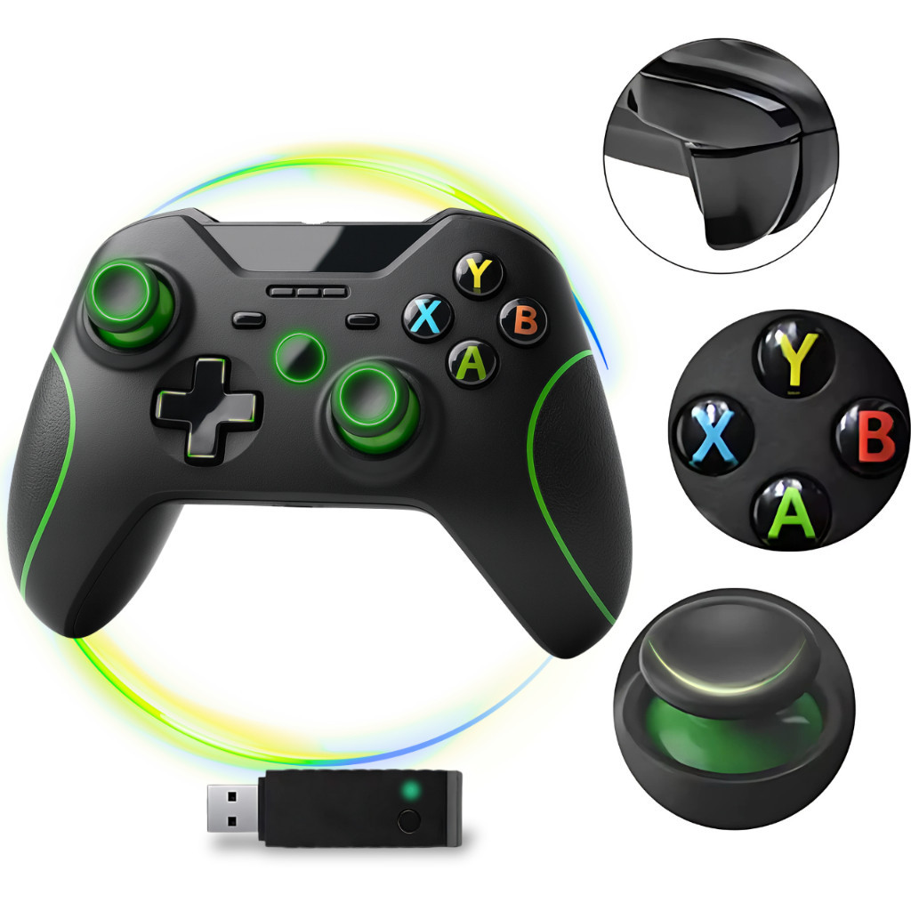 Controle Compativel Xbox One Series S X Sem Fio PC Game Manete Joystick Alta Precisão MV Storys