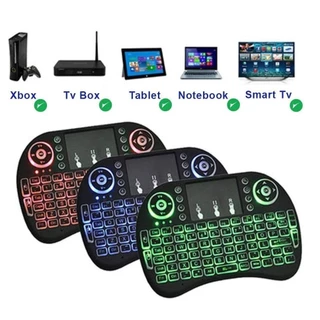 Mini Teclado Controle Sem Fio Para Smart Tv Tv Box Pc