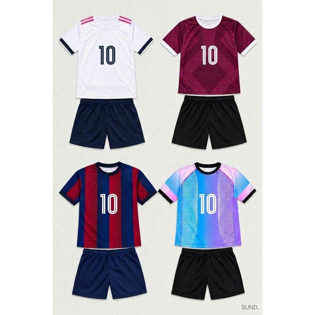 Conjuntos Times Europeus Infantis | Shopee Brasil