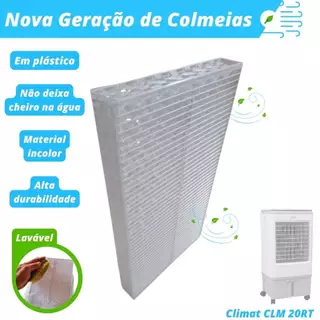 Colmeia Plástica Lavável Climatizador - Climat CLM-20RT 20L
