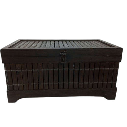 BAÚ DE MADEIRA DECORATIVO 45x25 - USADO