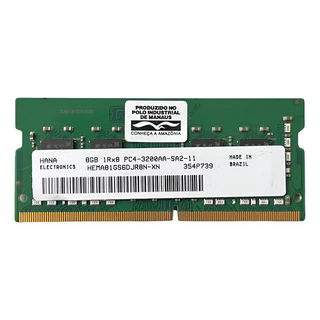 Memoria Ram Hana Electronics 8gb Ddr4 3200mhz Hema81gs6cjr8n