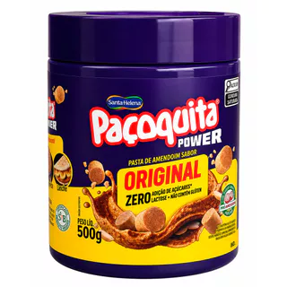 Pasta de Amendoim Santa Helena Paçoquita Power Original 500g