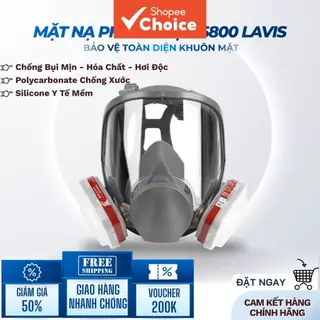 Respirador Facial Completo KIMAX 6800 de uma Peça