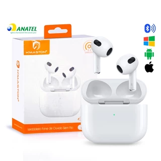 Fone De Ouvido Bluetooth 5.4 In-ear Com Microfone H'maston Premium RS20