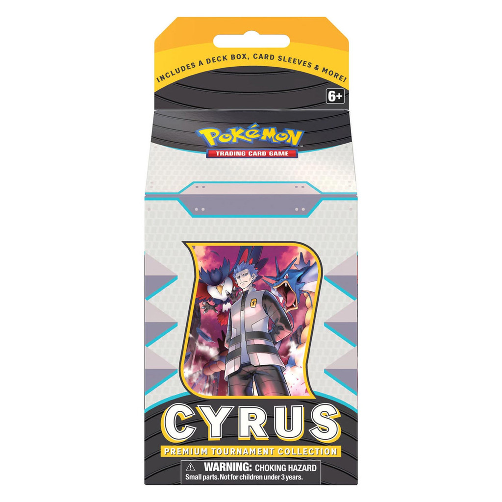 Box Pokemon Premium Tournament Collection Cyrus | Shopee Brasil