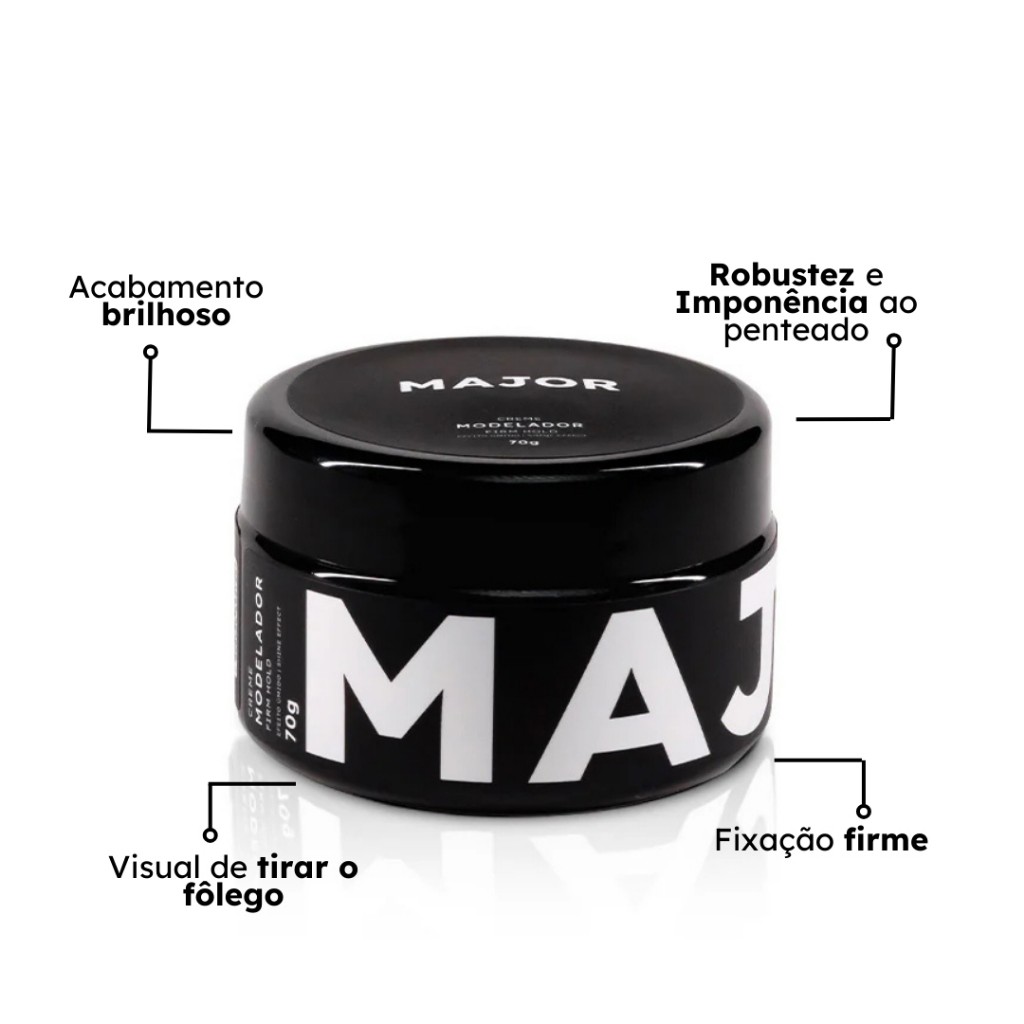 Pomada Modeladora Profissional De Cabelo Masculino-Major