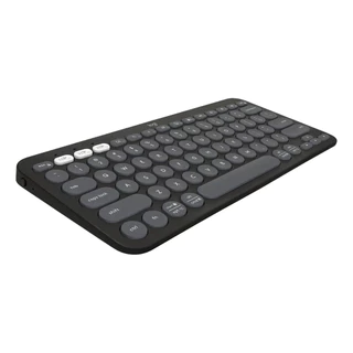 Teclado Bluetooth Logitech Pebble K380s - Preto
