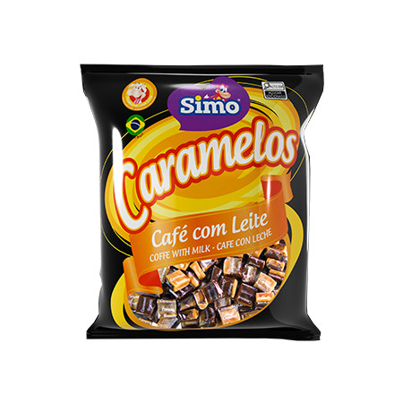 Caramelos sabor Café com Leite de 500g - Simonetto