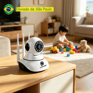 Câmera IP Robô WiFi De 3 Antenas, Full HD 360 ° Visão Noturna, Microfone De Áudio, Monitor De Bebê Sem Fio