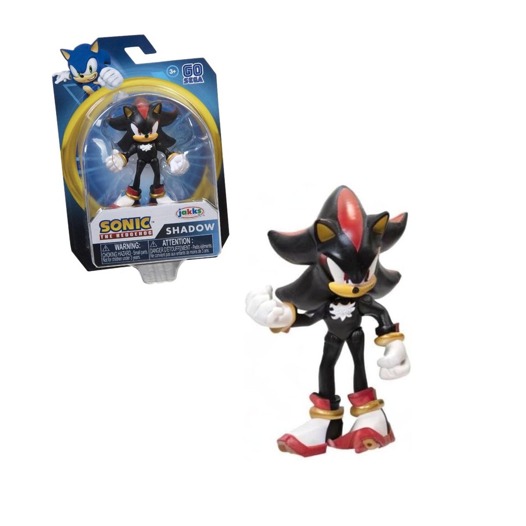 Boneco Sonic The Hedgehog Articulado 6,5cm Shadow | Shopee Brasil