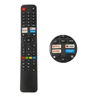 Controle Remoto Compatível Com Smart Tv Vizzion 4K Linux Le43df20 Le50uhd20