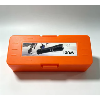Lanterna Tática WUDI T9 P50 Super Luminosa Recarregável USB Ideal Para Sitio Fazenda AcampamentoCamping SegurançaNoturna