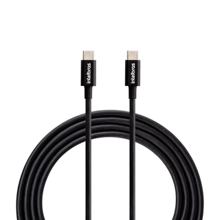 Cabo USB-C 1,2m PVC Preto Intelbras EUCC 12PP