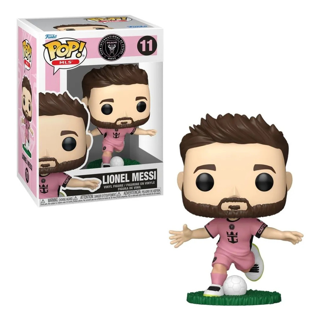 Boneco Funko Pop! Inter Miami - Lionel Messi Uniforme Rosa | Shopee Brasil