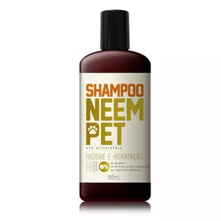 Shampoo Natural Cães E Gatos Neem Pet Preserva Mundi 180ml em Oferta na Shopee