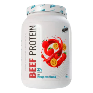 Proteína Isolada Beef Protein 900g Shark Pro - Zero Lactose Glúten Açúcar