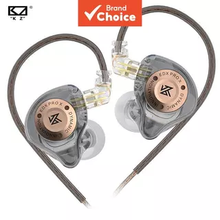 KZ EDX PRO X Fones De Ouvido IEM Dynamic Drive Earsets HiFi Deep Bass Fone Esportivo Música Cabo Com Cancelamento De Ruí