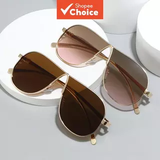 Qualidade Mesmo Ins Estrela Luxo Metal Uv400 Óculos De Sol Femininos De Topo Plano Tons De Aviação