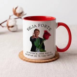 Caneca Personalizada Seja Forte Vários Artistas Justin Bieber Luan Santana Taylor Swift Presente Motivacional