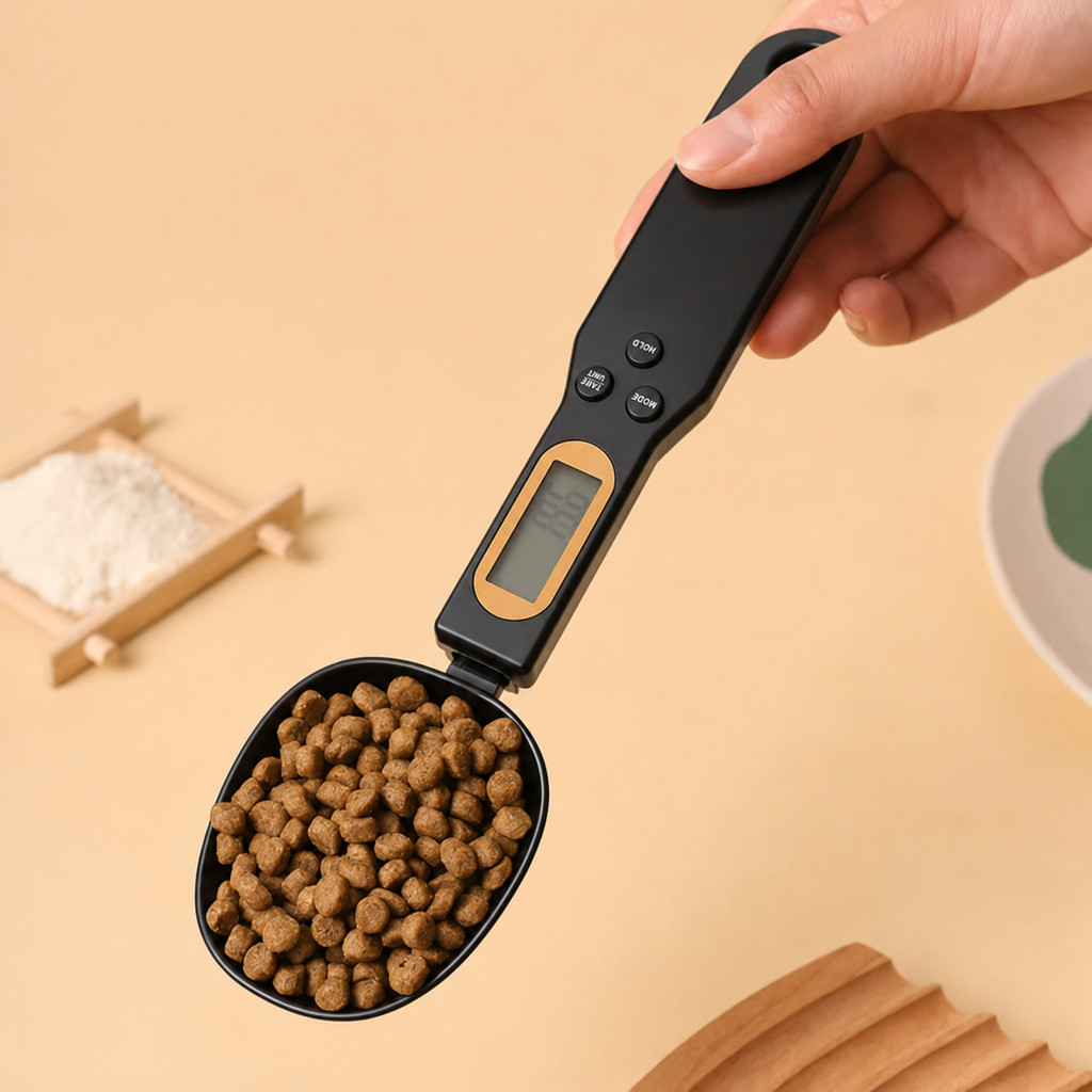 Colher Medidora Digital 0,1g para Ração Pet Café Chá Farinha e ...