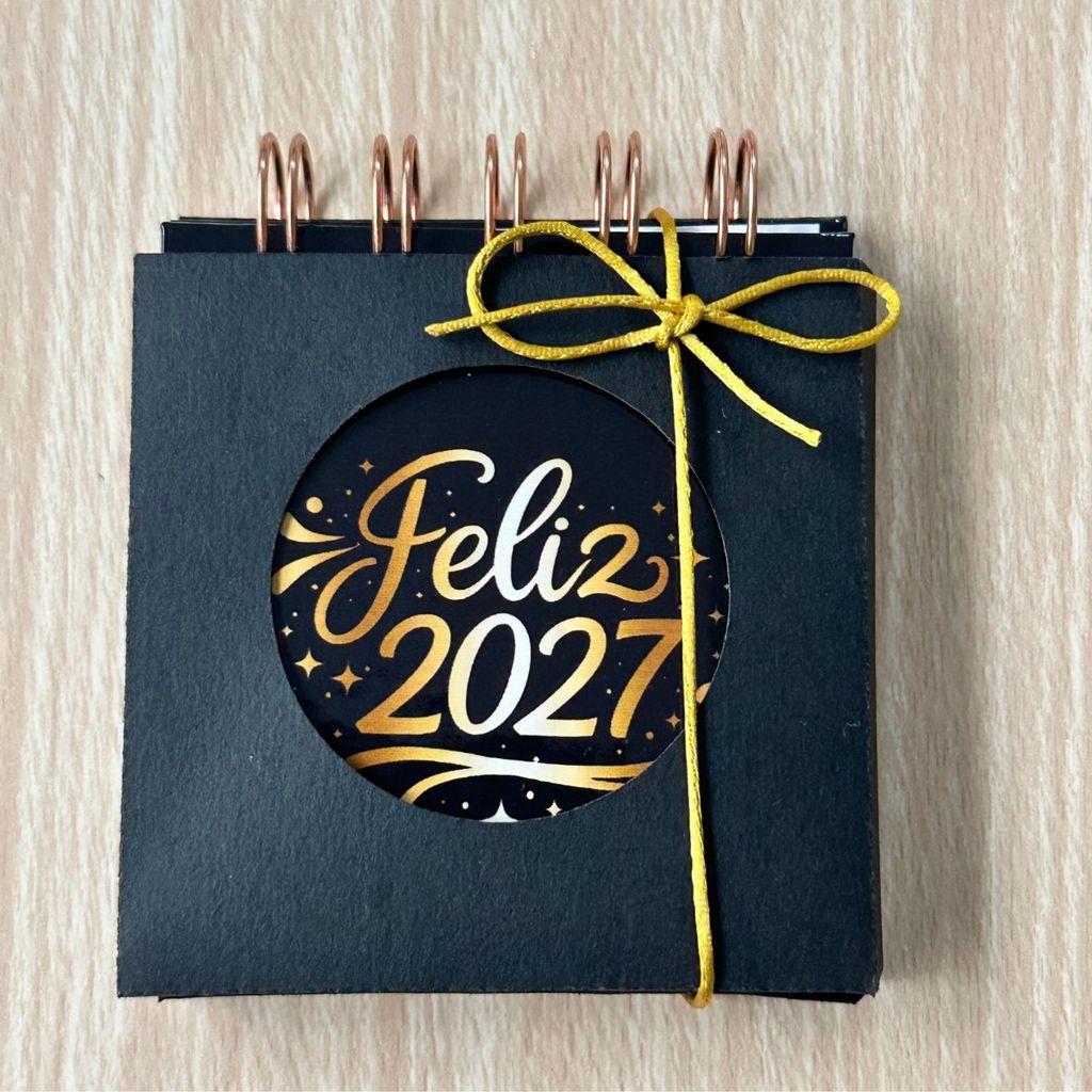Kit 30, 50, 100 Mini Calendário Feliz 2027, Brinde Corporativo | Shopee ...