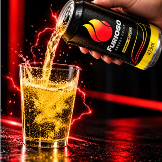 Kit 6 Energeticos Furioso Tradicional Lata - 473ml cada
