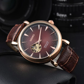 Relógio Masculino Com Pulseira De Alta Qualidade Da Marca Seiko E Movimento Automático