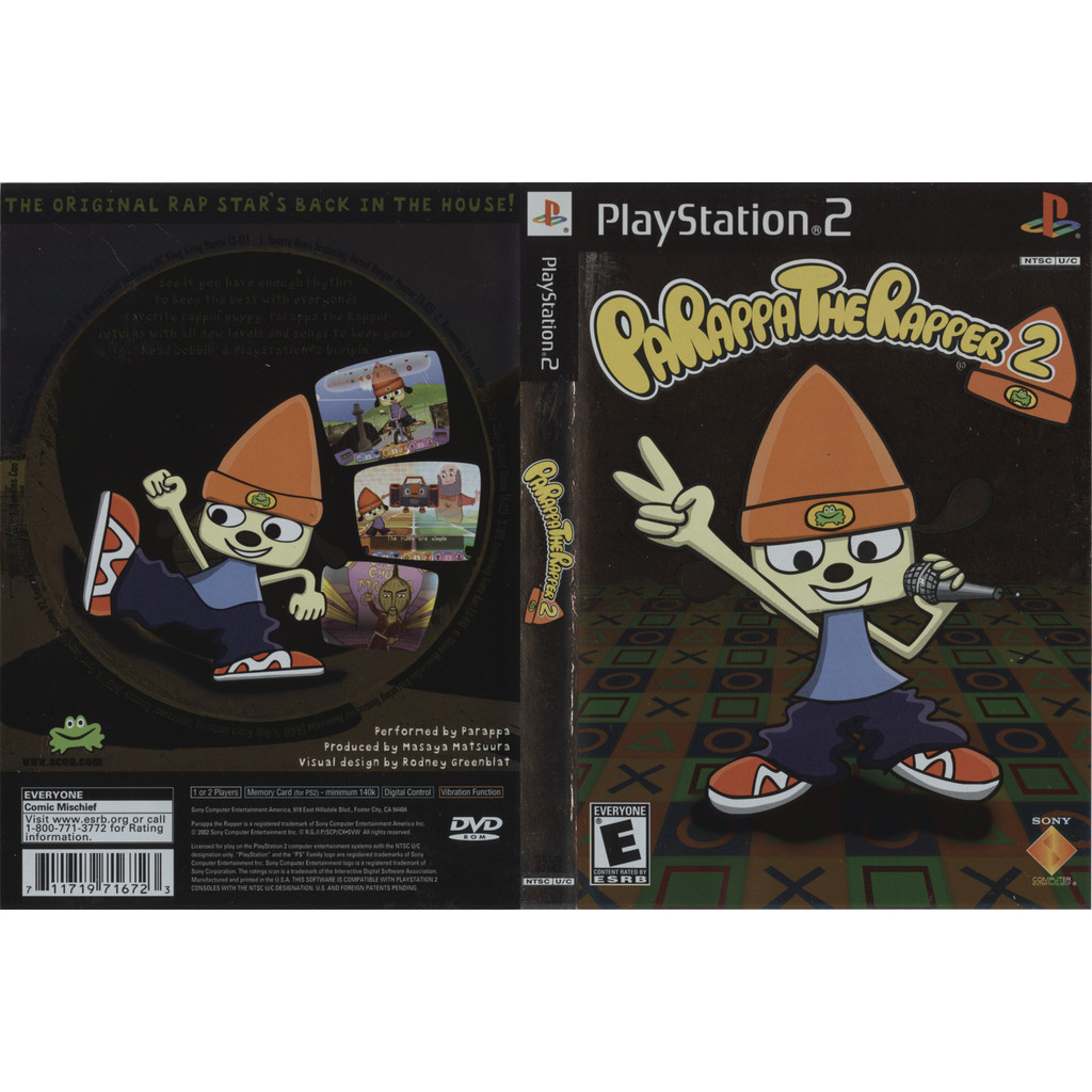 PaRappa the Rapper 2 - PS2 | Shopee Brasil