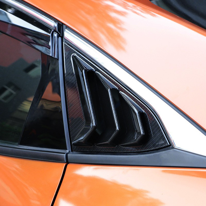 Honda Civic (2016-2020) Tampa Triangular De Fibra De Carbono Para ...