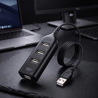 Hub USB Adaptador 4 Portas para Computador Notebook Desktop PC