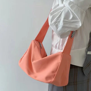 Bolsa Transversal Unissex Grande Lona Vintage Casual Ombro Faculdade Trabalho Viagem Espaçosa