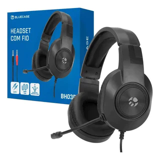Headset Gamer com Microfone Over-Ear P2 Bluecase Bh03b