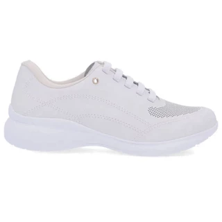 Tênis Casual Feminino Couro Branco Usaflex AB6414 em Oferta na Shopee