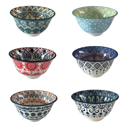 食器 BKB ceramics / mini bowl Mini Bowls Cerâmica Estilo Japonesa Estampado 100ml | Shopee Brasil