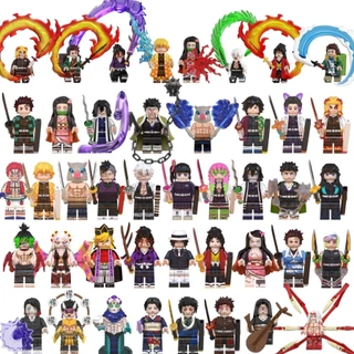 WM6218 WM2998-WM3008 Anime Action Figure Building Block Coleção Brinquedos Para Crianças