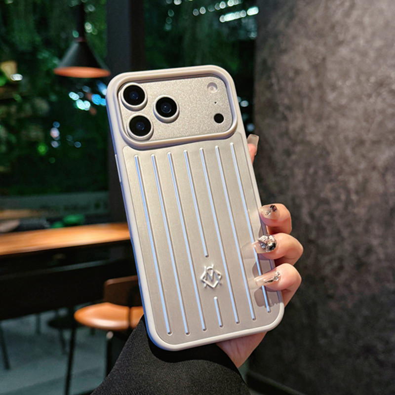 Marca De Luxo Rimowa Moda Alumínio Magnésio Liga Capa Para iPhone