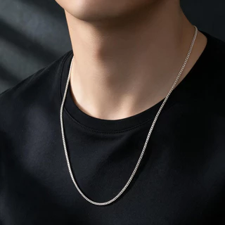 Cordão Masculino Grumet 1x1 em Aço Inox Prata 3mm 60cm