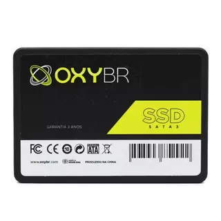 SSD OxyBR, 120GB, Sata III, Leitura 550MBs e Gravação 500MBs