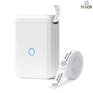 Niimbot D110 Impressora De Etiqueta Térmica Portátil Sem Fio Bluetooth 1 Rolo Etiqueta-itech