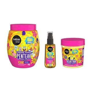 Kit Definição SOS Cachos Kids Bob Esponja em Oferta na Shopee