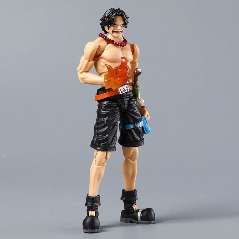 Portgas D. Ace フィギュア 4体セット Articulado SHF Portgas D Ace Action PVC Coleção Modelo Figurals
